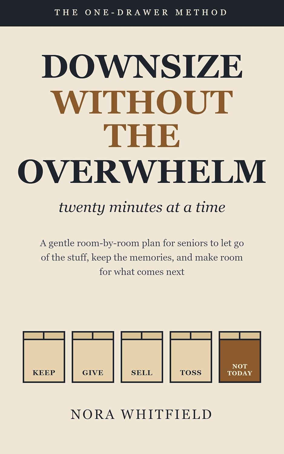 Downsize Without the Overwhelm, book cover