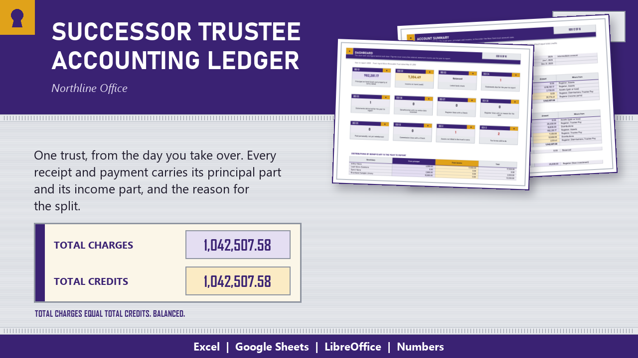 Successor Trustee Accounting Ledger cover
